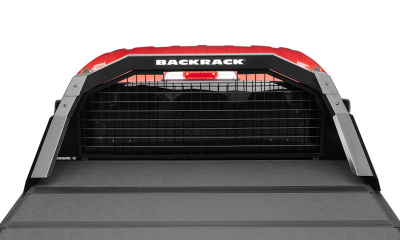 BackRack 2019-2022 Chevrolet Silverado 1500 / GMC Sierra 1500 Cab Safety Screen - Black - GTR Auto