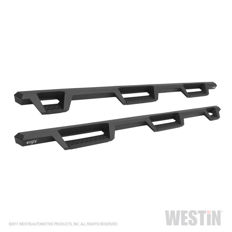 Westin 17-22 Ford F-250/350 Crew Cab 6.75ft Bed HDX Drop W2W Nerf Step Bars - Tex. Blk - GTR Auto