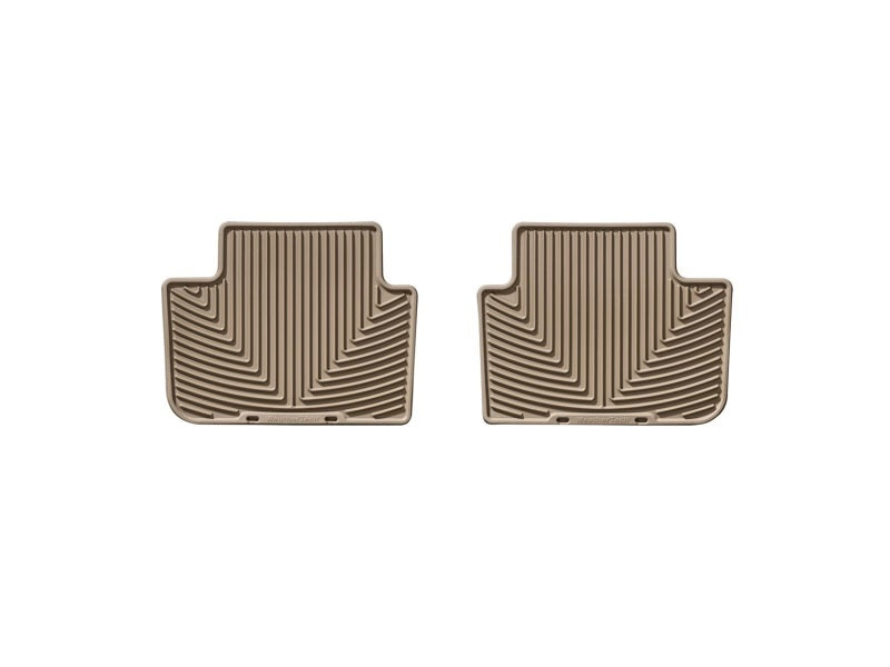 WeatherTech 04+ BMW X3 Rear Rubber Mats - Tan - GTR Auto