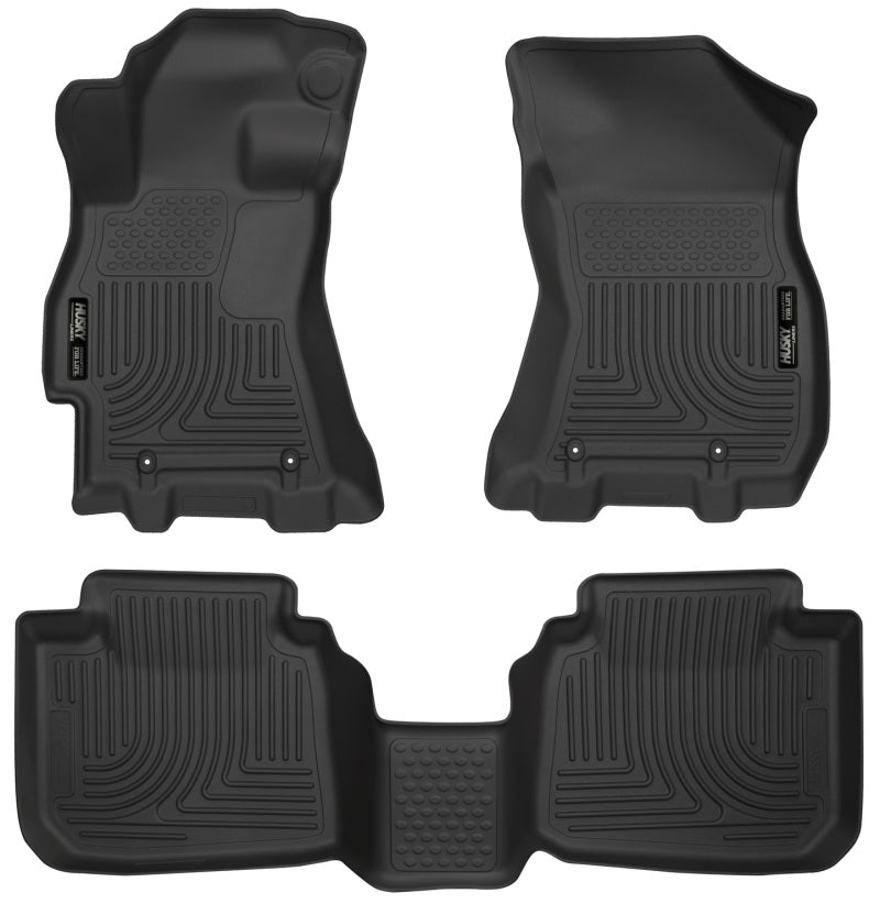 Husky Liners 2015 Subaru Legacy/Outback Weatherbeater Black Front & 2nd Seat Floor Liners - GTR Auto