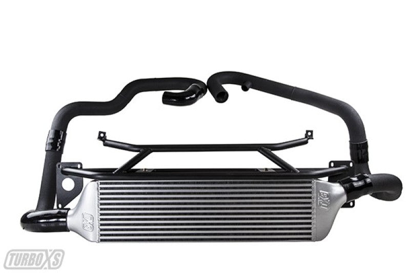 Turbo XS FMIC 2015-2017 Subaru STi - Wrinkle Black Pipes - GTR Auto