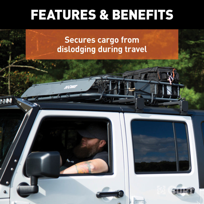 Curt 44in x 38in Roof Rack Cargo Net