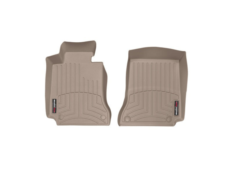 WeatherTech 12-13 Mercedes-Benz C-Class Front FloorLiner - Tan - GTR Auto