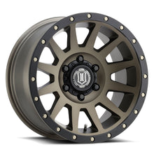 Load image into Gallery viewer, ICON Compression 18x9 6x135 6mm Offset 5.25in BS Bronze Wheel - GTR Auto