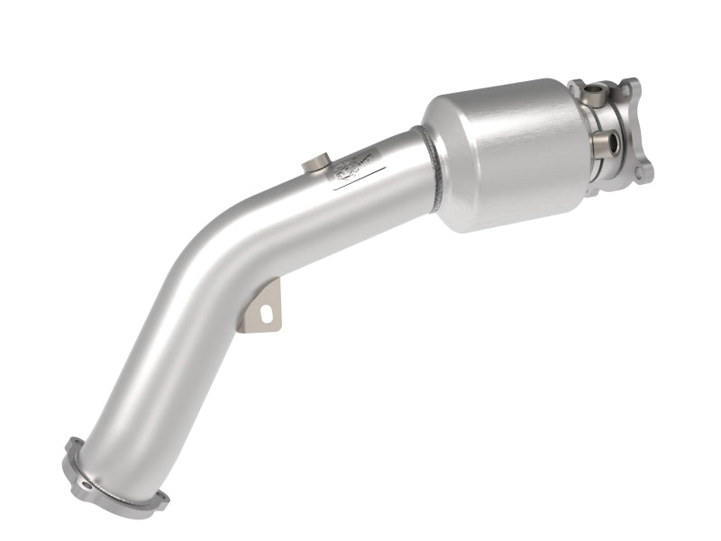 aFe 09-16 Audi A4/A5 (B8) L4-2.0L (t) Twisted Steel 3in. Downpipe - 304 Stainless w/ Cat - GTR Auto