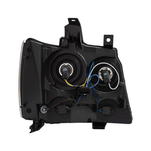 Load image into Gallery viewer, ANZO 2007-2014 Chevrolet Tahoe/Suburban Crystal Headlights Black - GTR Auto
