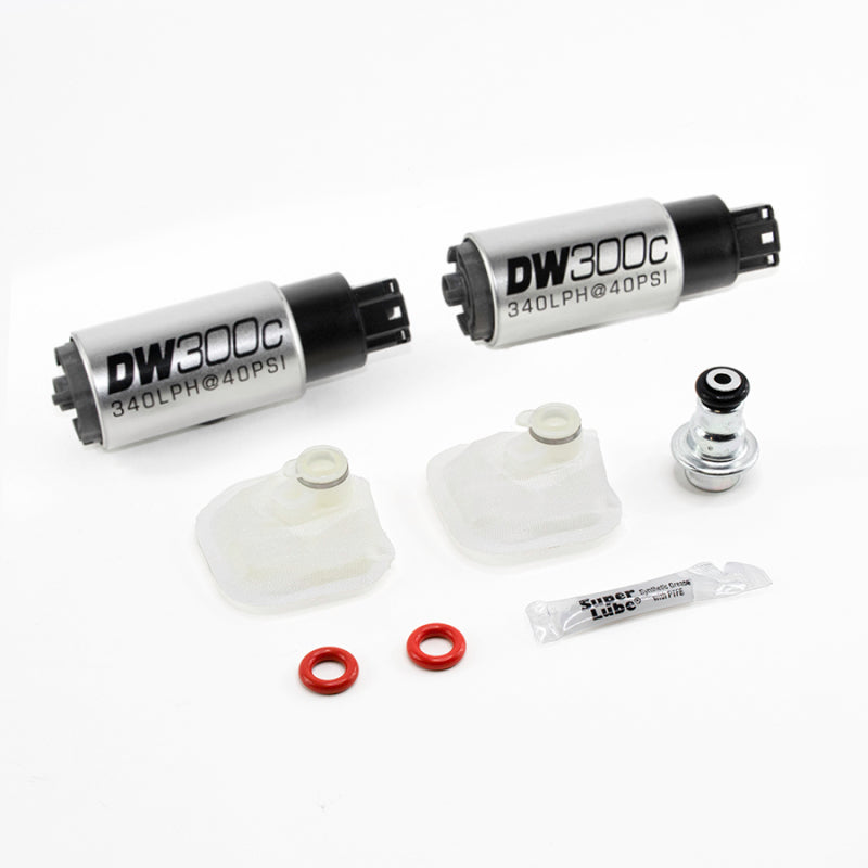 DeatschWerks 09-15 Cadillac CTS-V DW300c (2) 340 LPH In-Tank Fuel Pumps w/ Install Kit - GTR Auto