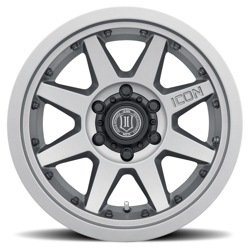 ICON Rebound Pro 17x8.5 6x5.5 25mm Offset 5.75in BS 95.1mm Bore Titanium Wheel - GTR Auto