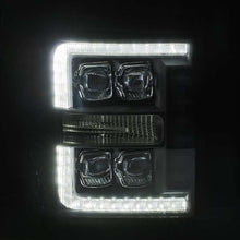 Load image into Gallery viewer, AlphaRex 11-16 Ford F-350 SD NOVA LED Proj Headlights Plank Style Chrm w/Activ Light/Seq Signal - GTR Auto