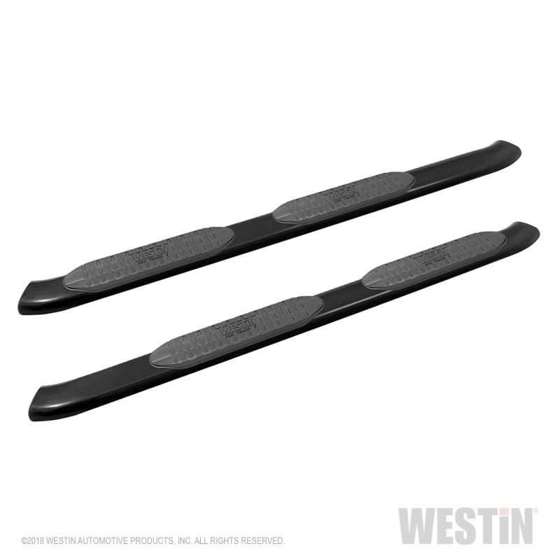 Westin 18-20 Jeep Wrangler JL Unlimited 4DR PRO TRAXX 5 Oval Nerf Step Bars - Textured Black - GTR Auto