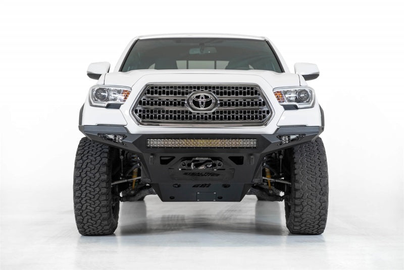 Addictive Desert Designs 16-19 Toyota Tacoma Stealth Fighter Front Bumper w/ Winch Mount - GTR Auto