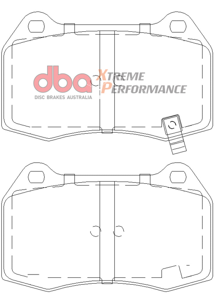 DBA 03-07 G35 w/ Brembo XP650 Front Brake Pads - GTR Auto