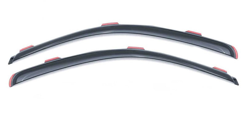 AVS 16-18 Honda Civic Coupe Ventvisor In-Channel Window Deflectors 2pc - Smoke - GTR Auto