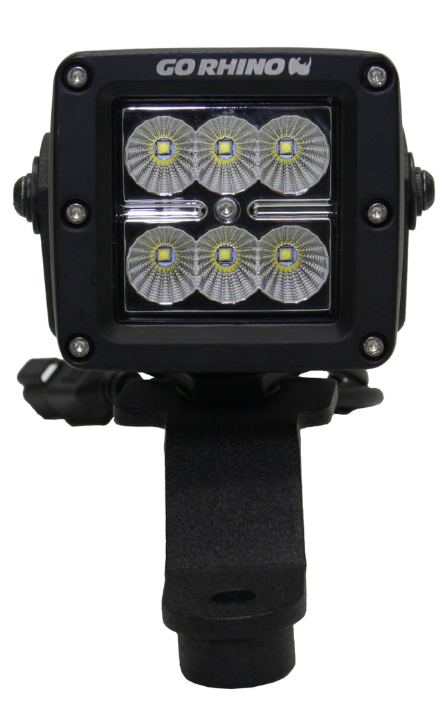 Go Rhino 18-20 Jeep Wrangler JL/JLU/Gladiator JT Light Mount - 3in Cube - GTR Auto