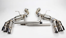Load image into Gallery viewer, Mishimoto 2016+ Chevrolet Camaro SS Quad-Tip Pro Axle-Back Exhaust w/ Polished Tips - GTR Auto