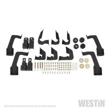 Load image into Gallery viewer, Westin 14-18 Chevrolet Silverado 1500 DC 6.5ft Bed HDX Stainless Drop W2W Nerf Step Bars - Tex. Blk - GTR Auto