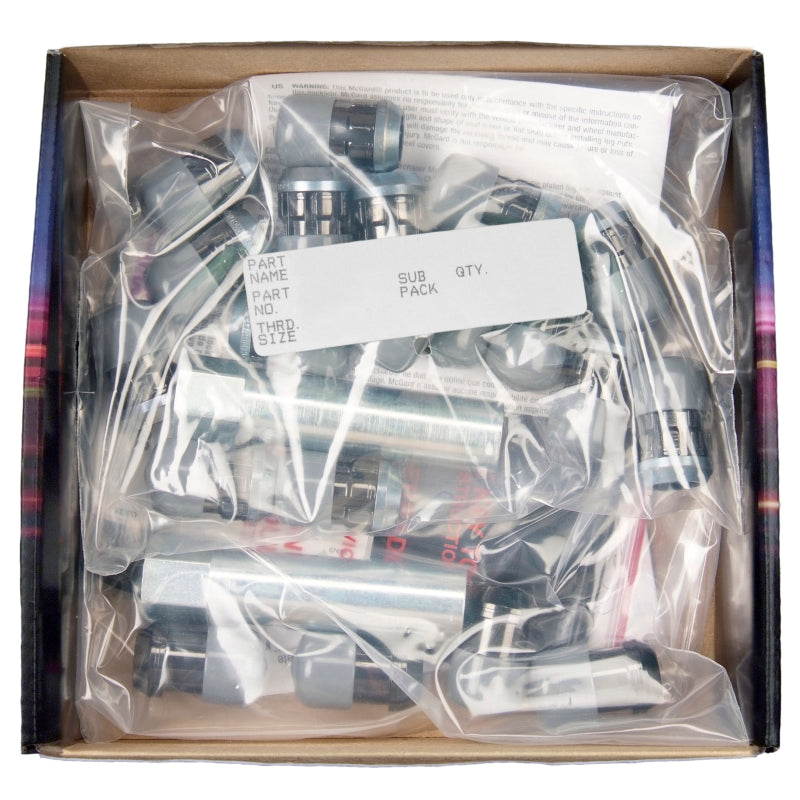 McGard SplineDrive Tuner 5 Lug Install Kit w/Locks & Tool (Cone) M12X1.5 / 13/16 Hex - Blk - GTR Auto