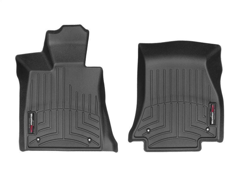 WeatherTech 2016+ BMW 7-Series Front FloorLiner - Black (w/ Rear Executive Lounge Seating Package) - GTR Auto