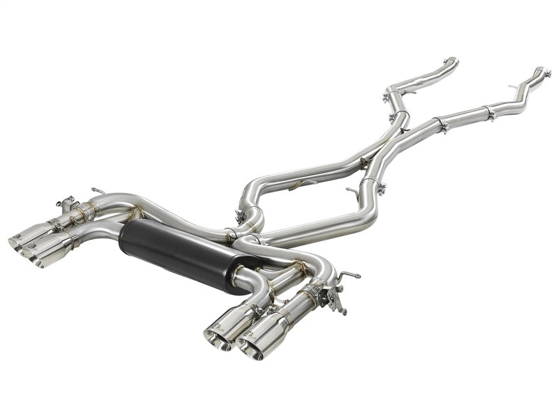 aFe MACH Force-Xp 3.5in 304 SS Cat-Back w/Polished Tips 15-18 BMW X5 M (F85)/X6 M (F86) V8-4.4L S63 - GTR Auto