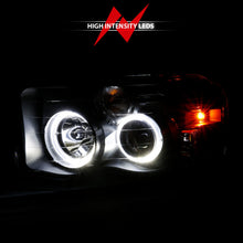 Load image into Gallery viewer, ANZO 2002-2005 Dodge Ram 1500 Projector Headlights w/ Halo Black Clear Amber - GTR Auto