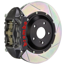 Load image into Gallery viewer, Brembo 10-12 Range Rover Rear GTS BBK 4 Piston Cast 380x28 2pc Rotor Slotted Type1-Black HA