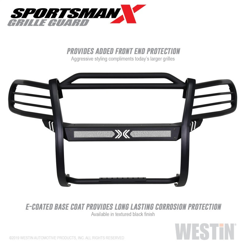 Westin 16-21 Toyota Tacoma Sportsman X Grille Guard - Tex. Blk - GTR Auto