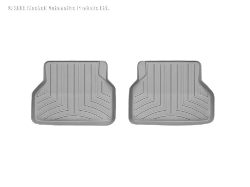 WeatherTech 04-10 BMW 5-Series (E60) Rear FloorLiner - Grey - GTR Auto