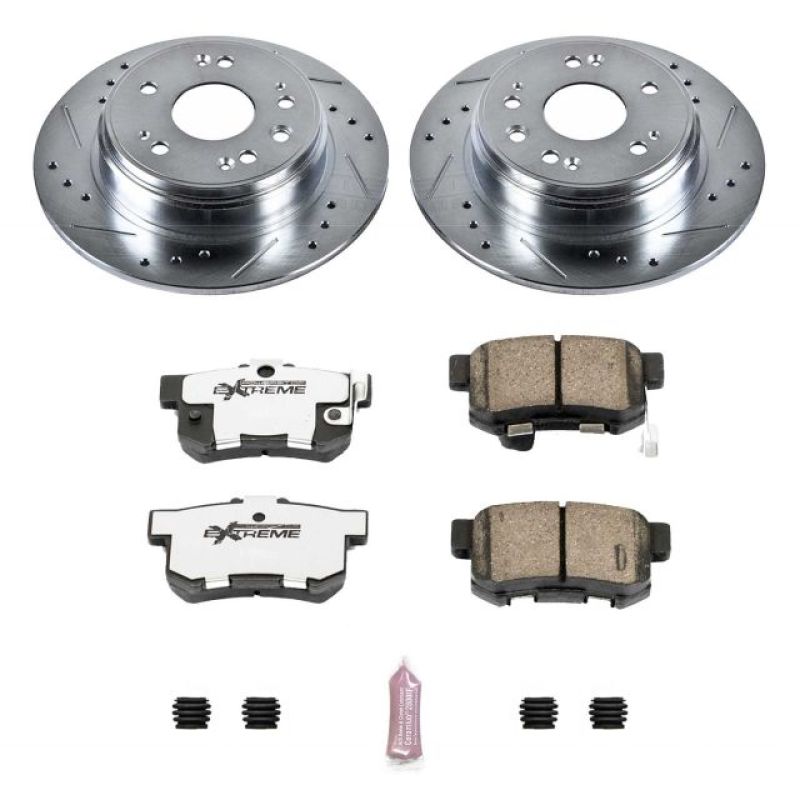 Power Stop 02-04 Honda CR-V Rear Z26 Street Warrior Brake Kit K6172-26