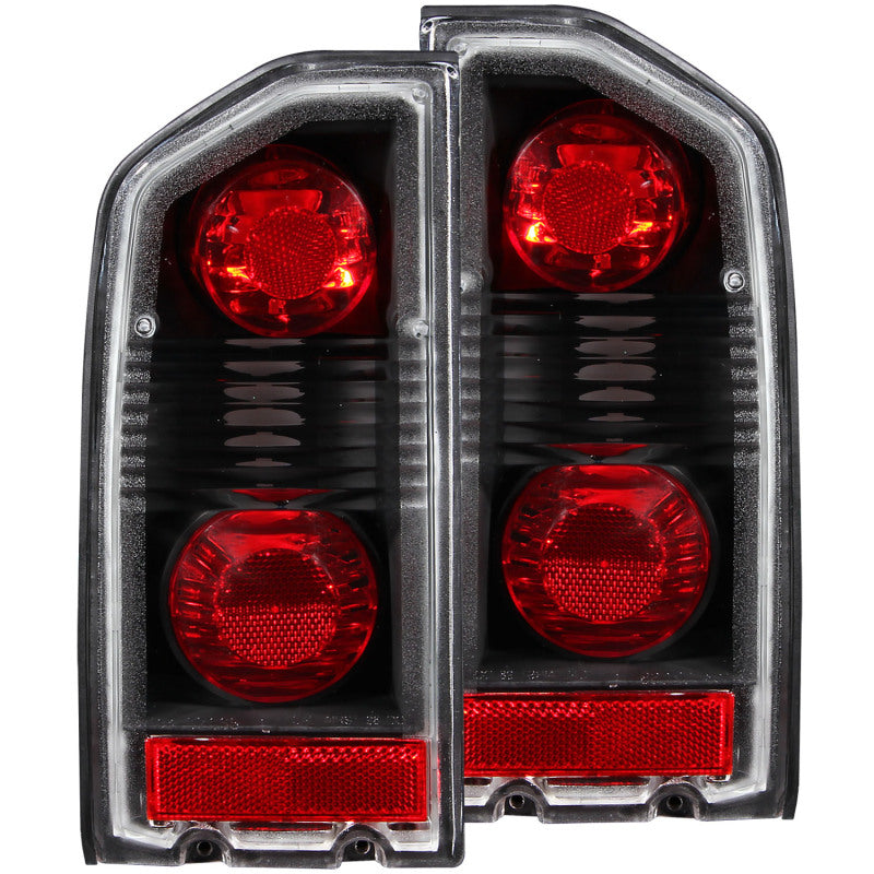 ANZO 1988-1998 Suzuki Vitara Taillights Black - GTR Auto