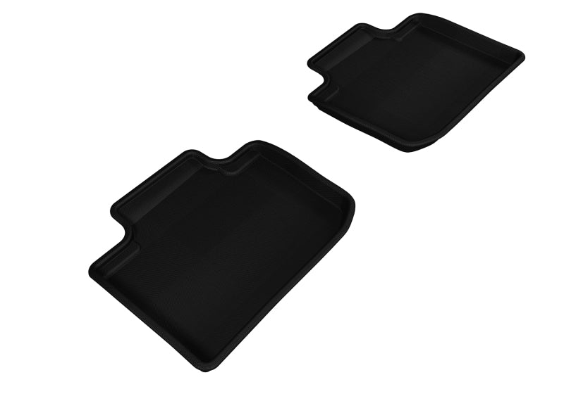 3D MAXpider 2014-2020 Lexus IS Kagu 2nd Row Floormats - Black - GTR Auto