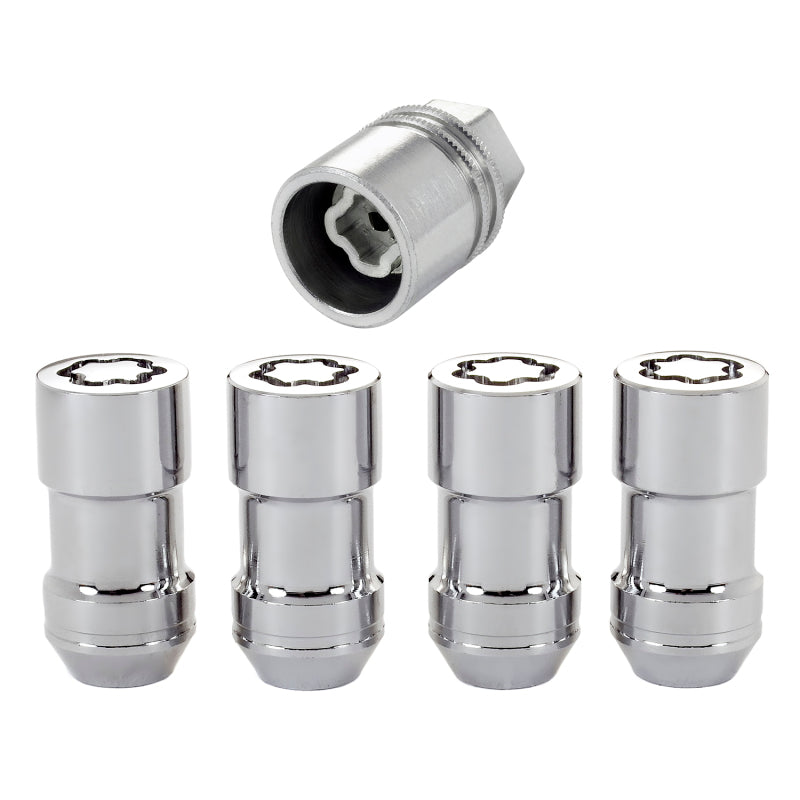 McGard Wheel Lock Nut Set - 4pk. (Cone Seat) 9/16-18 / 7/8 Hex / 1.765in. Length - Chrome - GTR Auto
