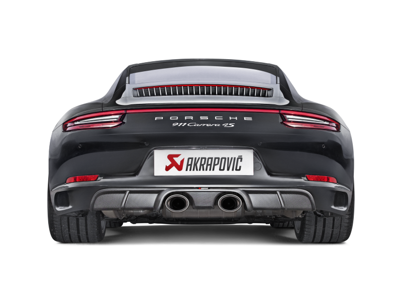 Akrapovic 16-17 Porsche 911 Carrera S/4/4S/GTS (991.2) Slip-On Line (Titanium) w/ Titanium Tips - GTR Auto
