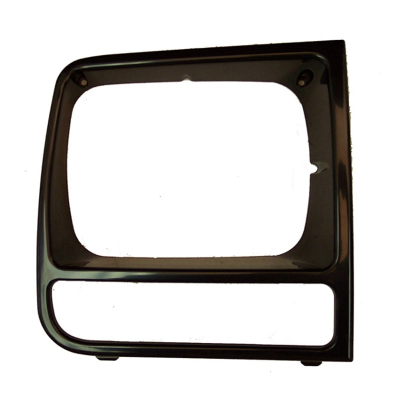 Omix RH Black Headlight Bezel 97-01 Jeep Cherokee (XJ) - GTR Auto