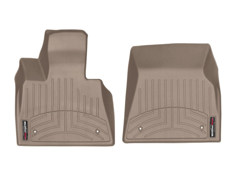 WeatherTech 2019+ BMW X5 Front FloorLiner - Tan - GTR Auto