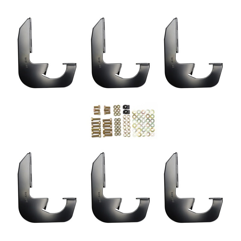 Westin 2014-2018 Chevrolet/GMC Silverado Sierra 1500 Dbl Crew Cab Running Board Mount Kit - Black - GTR Auto
