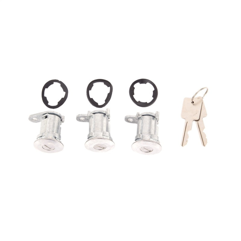 Omix Door Lock Cylinder Kit 3- 76-90 Jeep CJ/XJ/MJ/YJ - GTR Auto