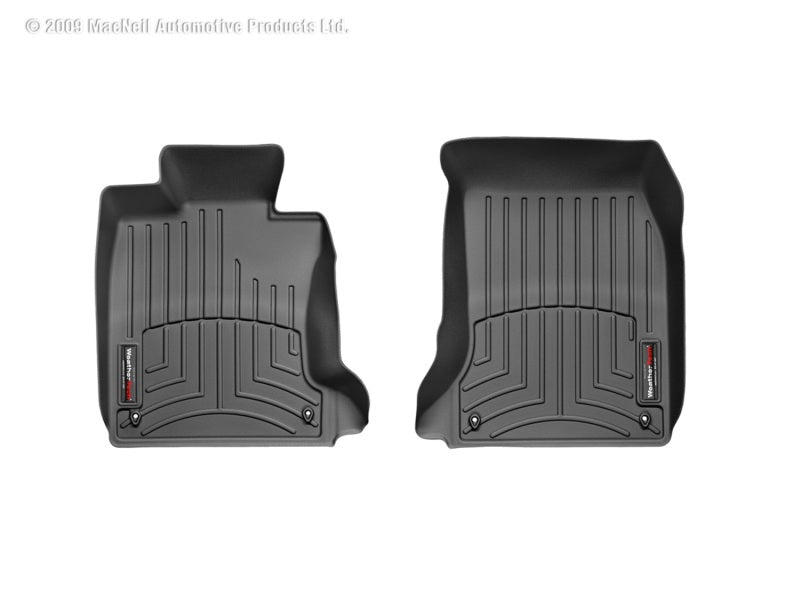 WeatherTech 04-10 BMW 528i/528xi Front FloorLiner - Black - GTR Auto