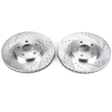Load image into Gallery viewer, Power Stop 01-10 Chrysler PT Cruiser Front Evolution Drilled &amp; Slotted Rotors - Pair - GTR Auto