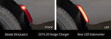 Load image into Gallery viewer, Diode Dynamics 15-21 Dodge Charger LED Sidemarkers - Amber Red (set) - GTR Auto