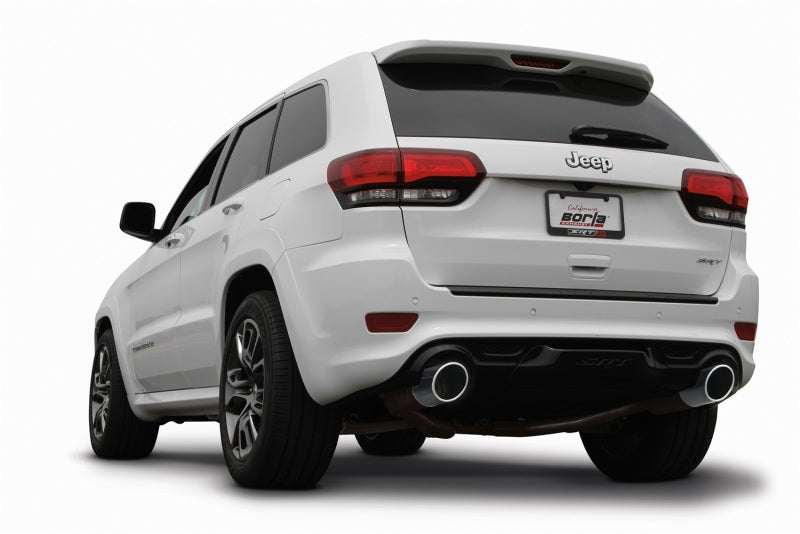 Borla 2015 Jeep Grand Cherokee SRT8 ATAK Dual Round Rolled Exit Catback Exhaust - GTR Auto