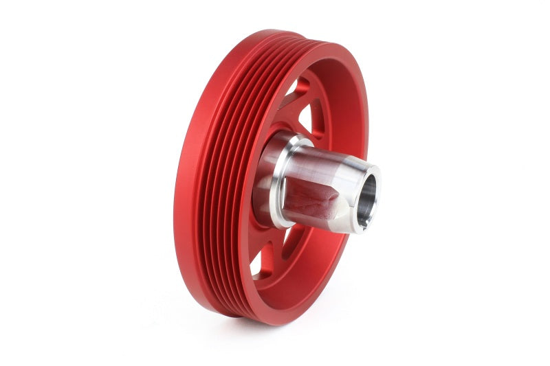 PERRIN 19-21 Subaru WRX / 16-18 Forester / 15-19 Legacy Lightweight Crank Pulley - Red - GTR Auto