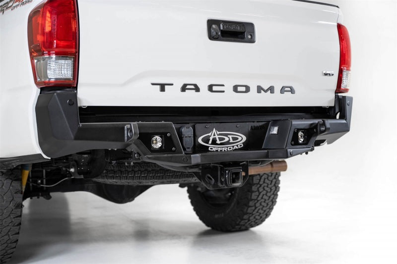 Addictive Desert Designs 16-19 Toyota Tacoma Stealth Fighter Rear Bumper w/ Backup Sensor Cutouts - GTR Auto