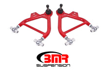 Load image into Gallery viewer, BMR 79-93 Fox Mustang Lower A-Arms (Coilover Only) w/ Adj. Rod End and Tall Ball Joint - Red - GTR Auto