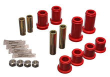 Load image into Gallery viewer, Energy Suspension 01-06 GM Silverado C2500 HD 2WD/K2500 HD 4WD Red Front End Control Arm Bushing Set - GTR Auto