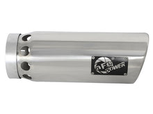 Load image into Gallery viewer, aFe MACHForce XP Cat-Back SS-304 5in Intercooled Exh Tip 5in In x 6in Outx16inL Bolt-On Right (Pol)