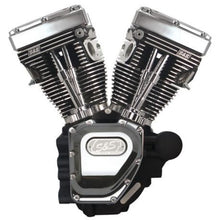 Load image into Gallery viewer, S&amp;S Cycle 07-16 Touring Models T111 T-Series Long Block Engine - Wrinkle Black