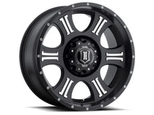 Load image into Gallery viewer, ICON Shield 20x9 5x150 16mm Offset 5.625in BS 110.1mm Bore Satin Black/Machined Wheel - GTR Auto