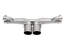 Load image into Gallery viewer, SOUL 06-11 Porsche 997 / 997.2 GT3 Center Muffler Bypass Exhaust - 3.5in Strght Cut Sig Satin Tips