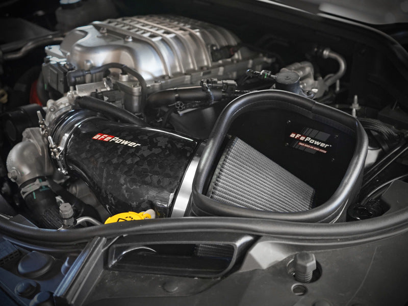 aFe 2021 Dodge Durango SRT Hellcat Track Series Carbon Fiber Cold Air Intake System w/ Pro DRY S - GTR Auto
