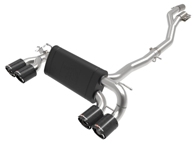 aFe MACHForce XP Exhausts Cat-Back SS 19-21 BMW M2 Competition L6-3.0L w/Carbon Fiber Tips - GTR Auto